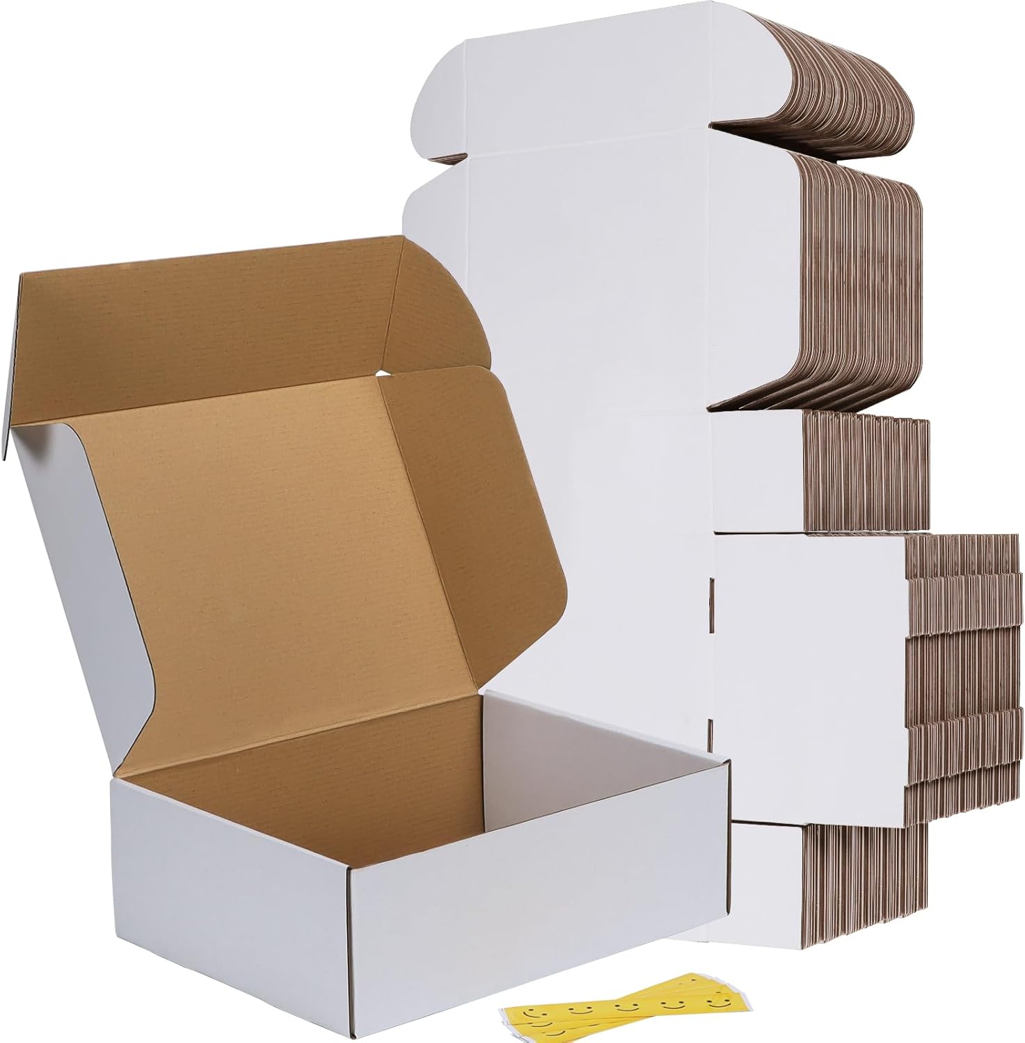Shipping Boxes Set of 50 for Small Business Packing Needs