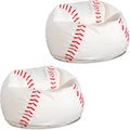 Big Joe Sports Ball Child-Sized Bean Bag Chair 2 Pack - Plush Comfort
