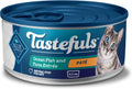 Blue Buffalo Tastefuls Wet Cat Food Pate Ocean Fish & Tuna - Natural