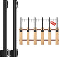 Suchtale 8 Pack 1.3 ft String Light Poles - Sturdy Wall-Mount Supports