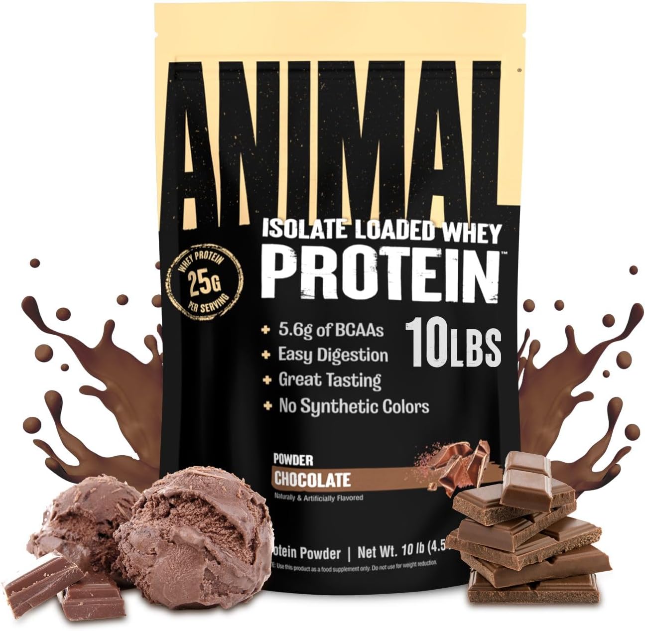 Animal Whey Isolate Protein Powder for Muscle Builder & Recovery