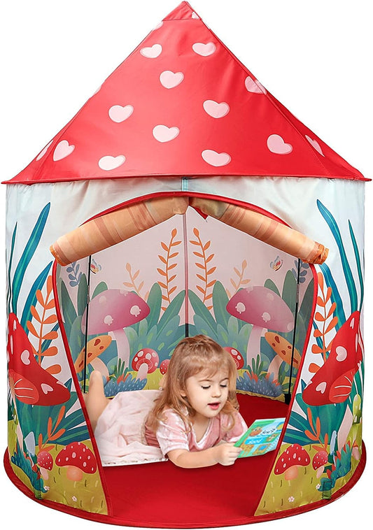 Imaginative Mushroom Kids Play Tent for Boys and Girls