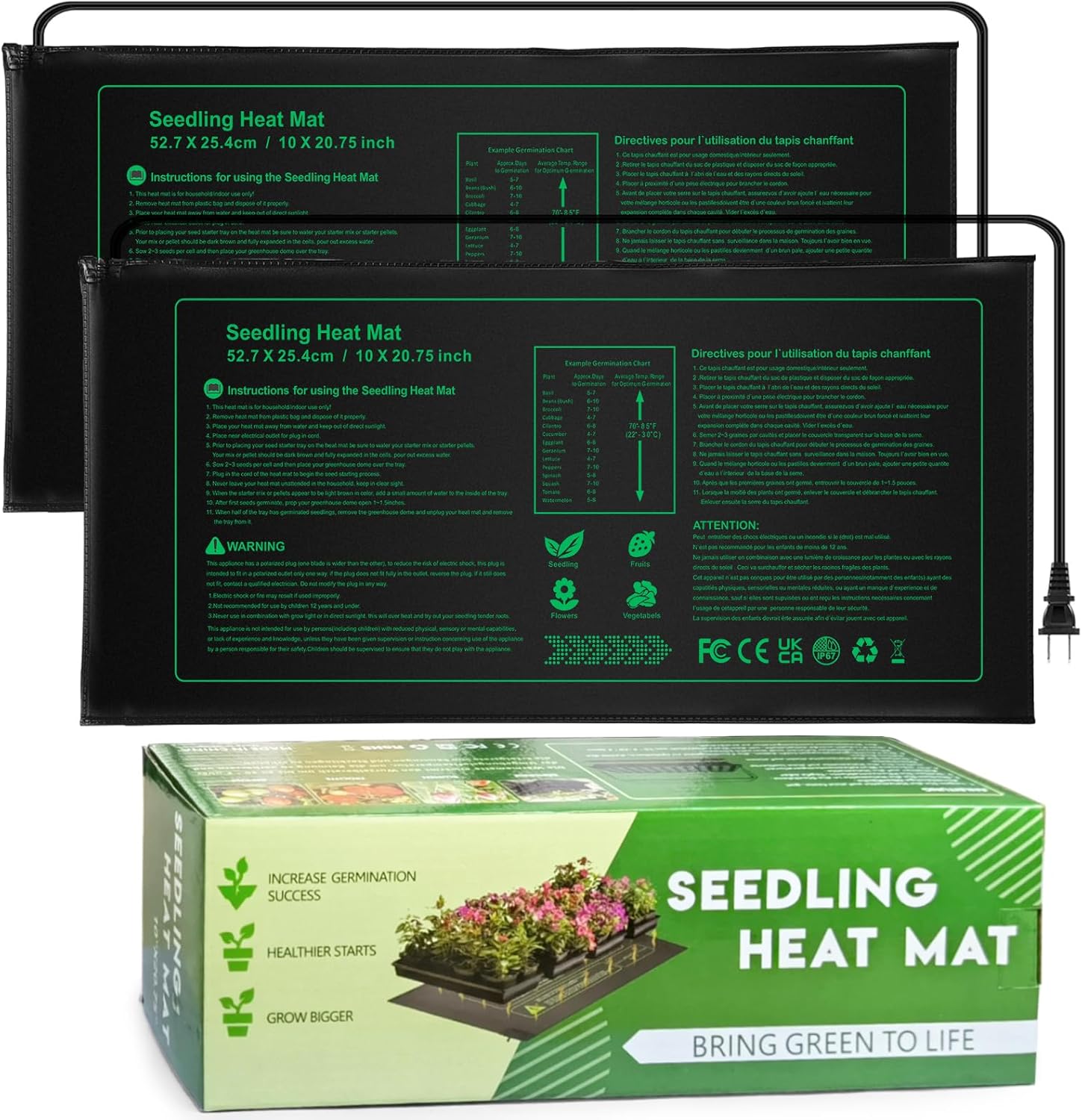 Grow Stronger: Waterproof Seedling Heat Mats