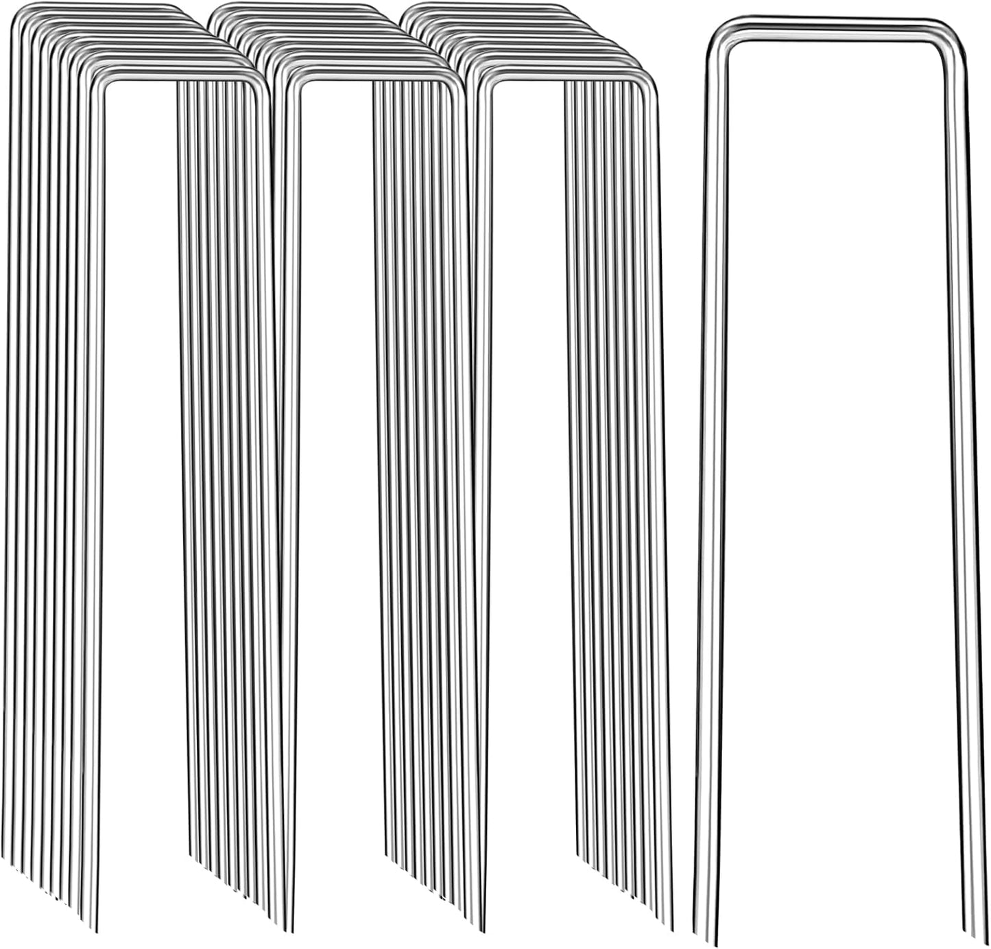12 Inch Landscape Staples for Heavy Duty Outdoor Use