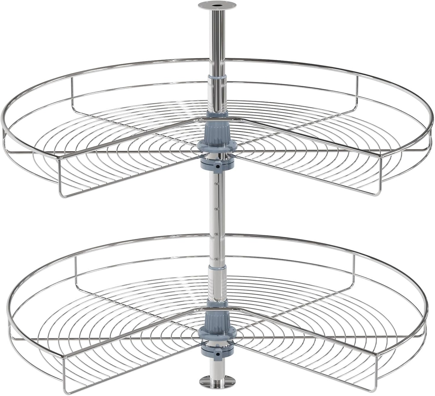 Dowell 32 Inch Kidney Lazy Susan for Kitchen Corner Cabinets