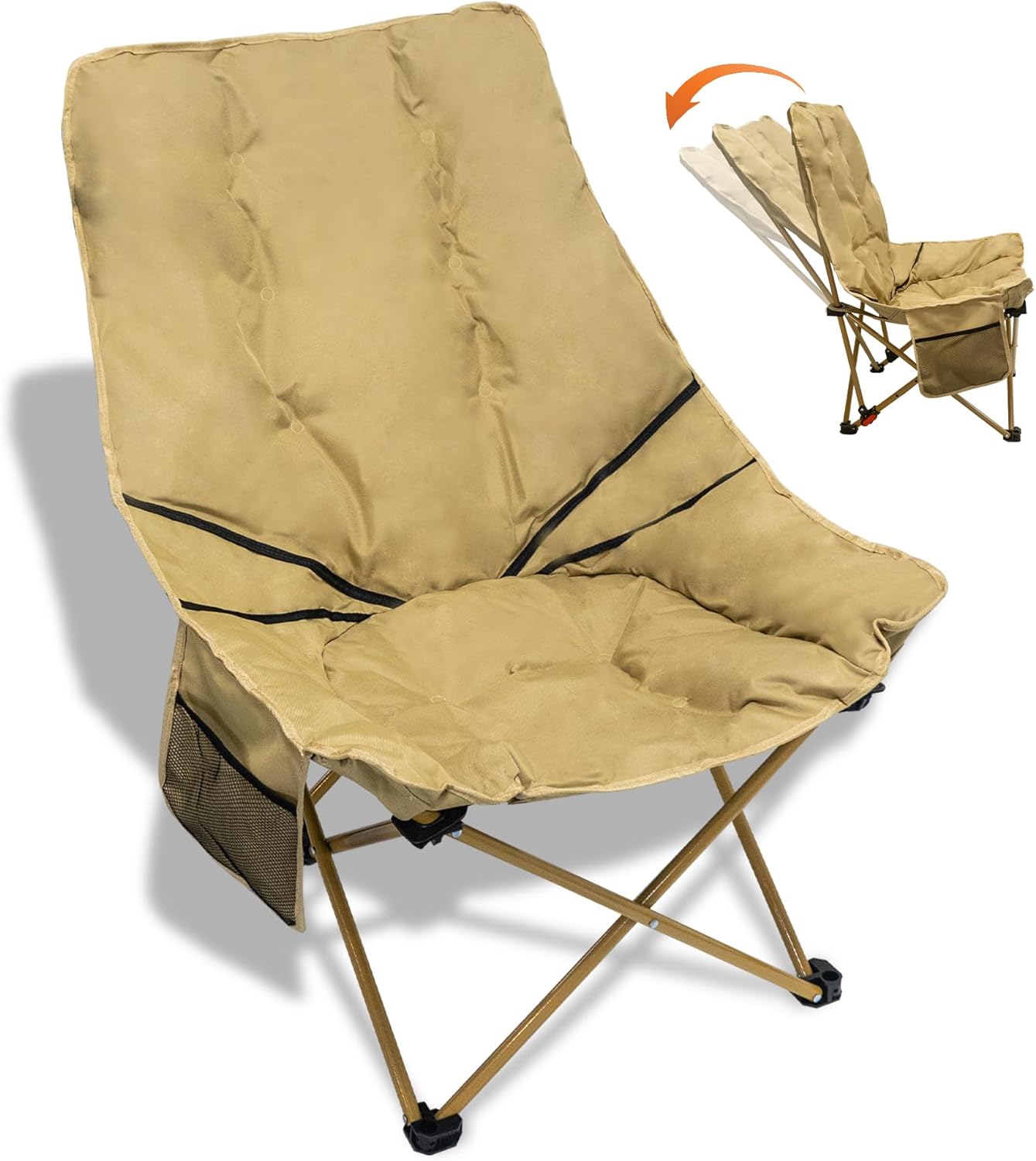 Adjustable Butterfly Beach Chair | Comfy & Extra Wide | 330 LB Capacity