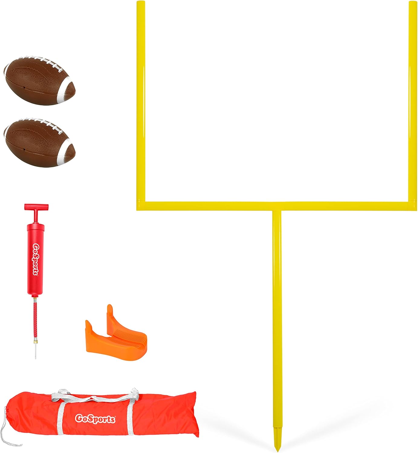 GoSports Football Field Goal Post for Epic Backyard Games
