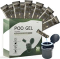 Camping Toilet Poo Gel Powder - 30 Portable Absorbent Packs