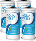 AQUA CREST FXHTC Whole House Water Filter Pack of 4 - 5 Micron Carbon
