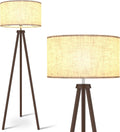 LEPOWER Wood Tripod Floor Lamp - Mid Century Standing Lamp for Living
