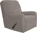 Easy-Going Recliner Stretch Sofa Slipcover 4-Pieces - Soft Taupe
