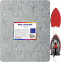 ZOMONETI 24 in x 18 in Wool Pressing Mat - Dense 1/2 in Felted Wool