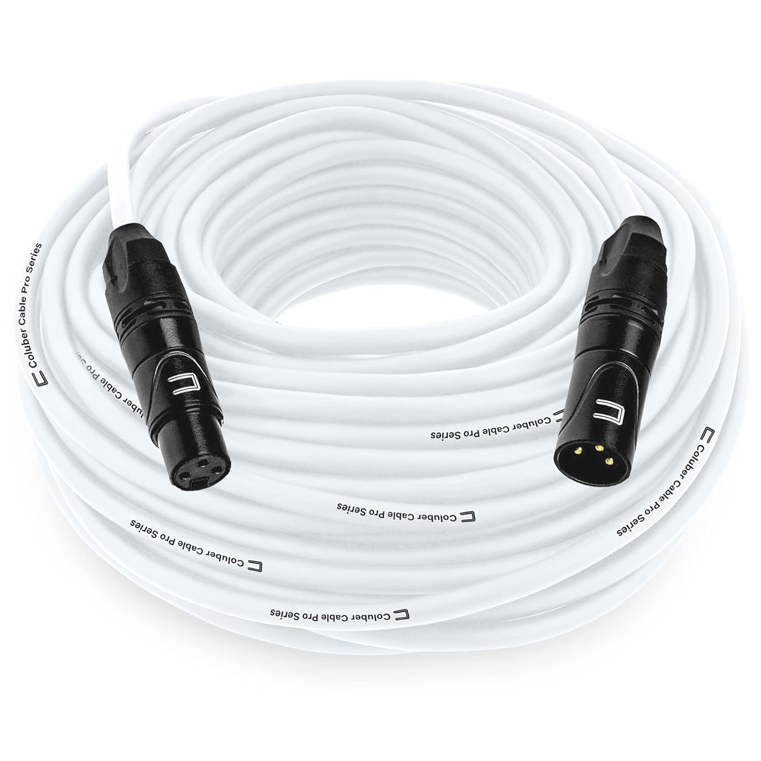 Balanced XLR Cable Male to Female - 100 Feet for Pro Audio Use