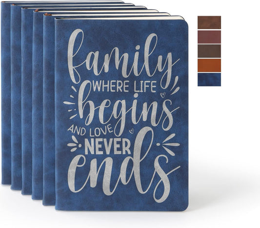 Xtool-Ready Blue Leather Journal Set for Crafting!