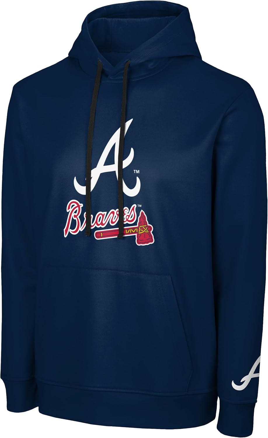 MLB Men's Official Primary Logo Wordmark Performance Hoodie