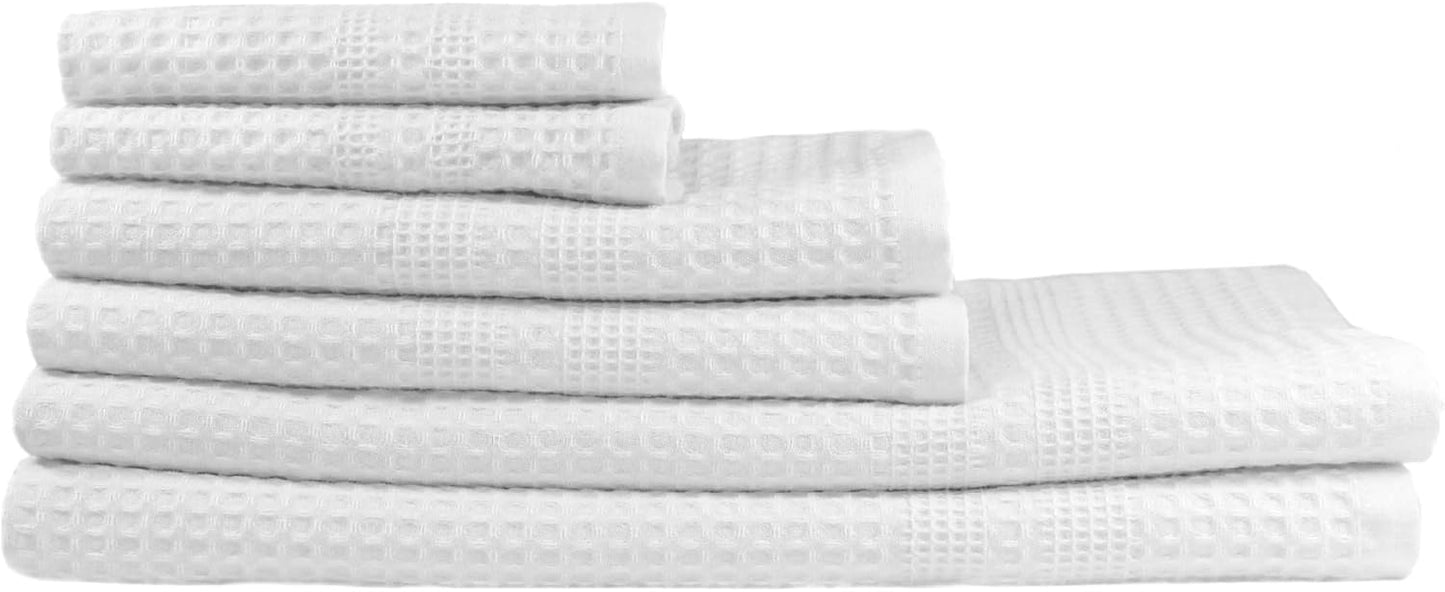 GILDEN TREE Waffle Towel Set Quick Dry Thin for Everyday Use