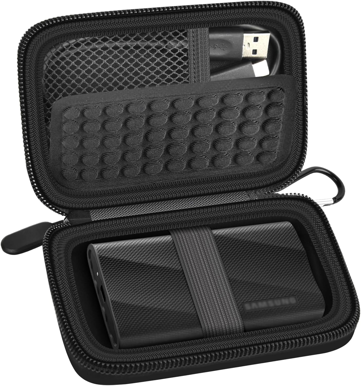 Black GWCASE for Samsung SSDs - Travel Organizer