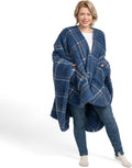 Berkshire Double Sided Sherpa Wearable Blanket - Cozy Shawl