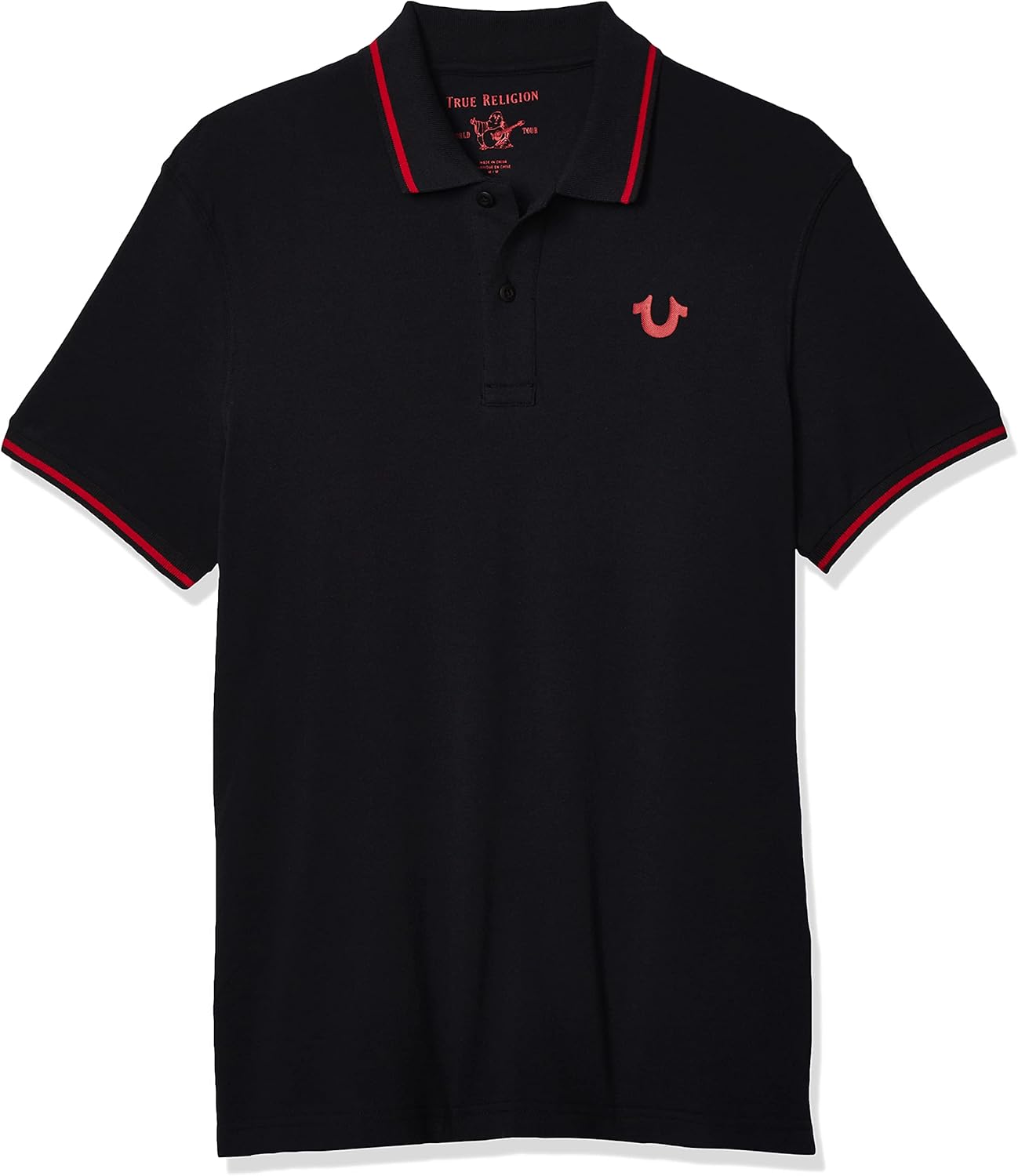True Religion Men's Crafted with Pride Polo for Stylish Comfort