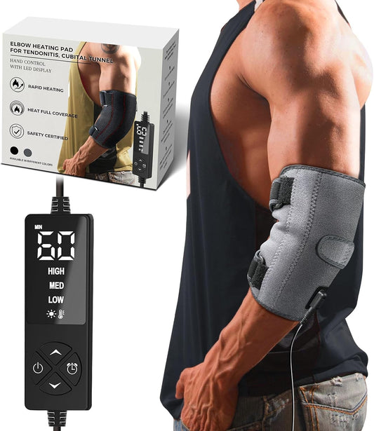 CREATRILL Elbow Heating Pad for Effective Pain Relief Therapy
