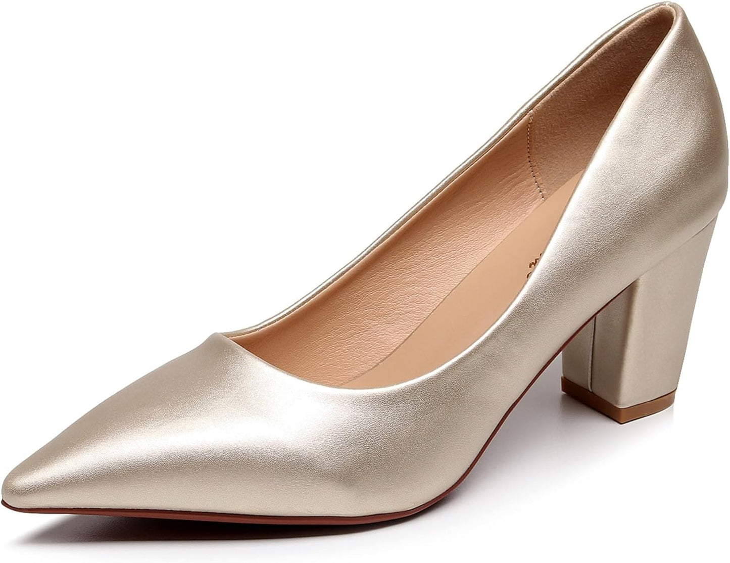 VenusCelia Women's Lewin Pump Chunky Heel Shoe for Every Occasion