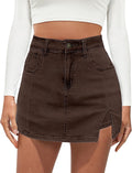 Vetinee Jean Skorts for Women: High Waisted and Trendy Style