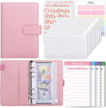 Budget Binder with Zipper Envelopes and Labels - Compact Cash