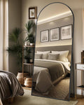 Full Length Mirror 71in x 32in Arched Freestanding Mirror - Clear Full