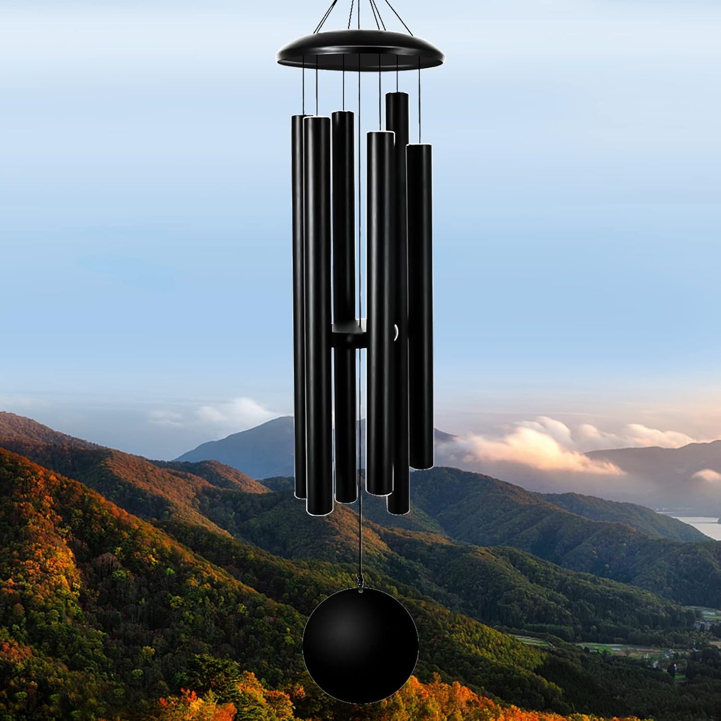 45 Wind Chimes Outdoor with Deep Tone for Sympathy Gifts