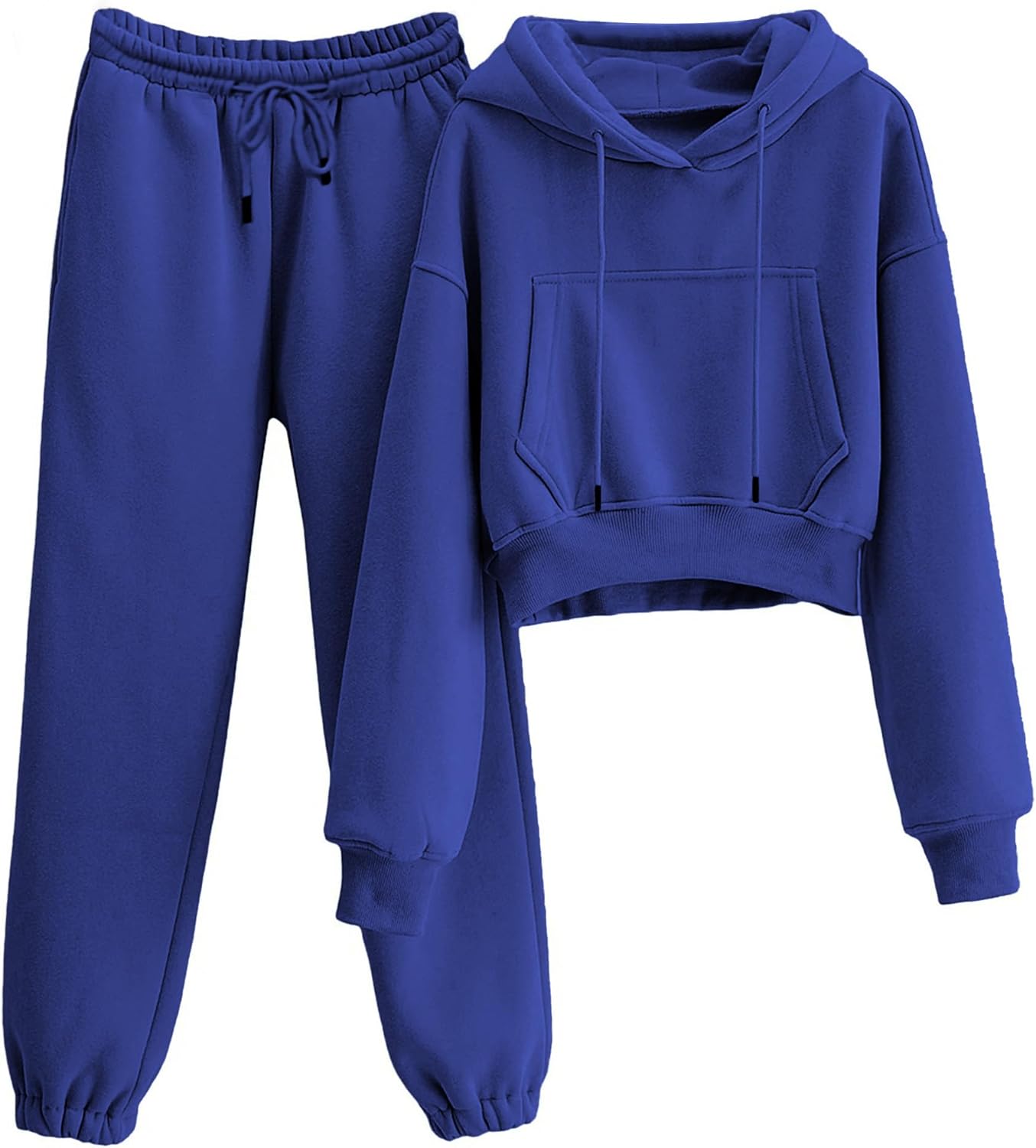 Stylish Sweatsuits for Women 2 Piece Set with Fleece Lining