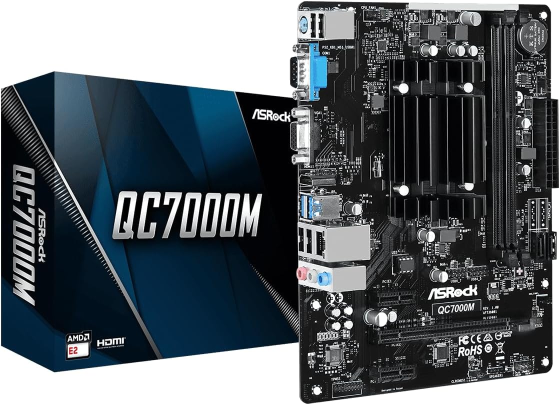 ASRock QC7000M Motherboard with Quad-Core APU and HDMI Support