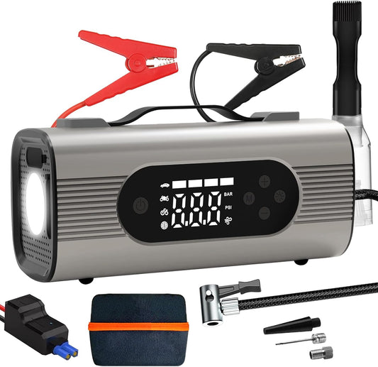 4-in-1 Car Jump Starter & Power Bank