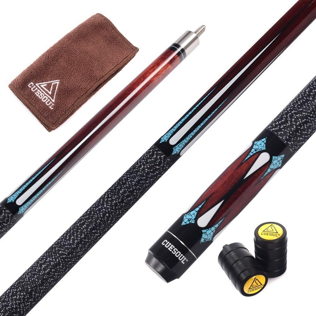 CUESOUL 58 Inch Maple Billiard Stick Pool Cue Set Review