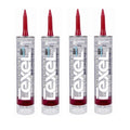 Sashco Sealants Clear Lexel Adhesive Caulk - 10.5oz 4 Pack