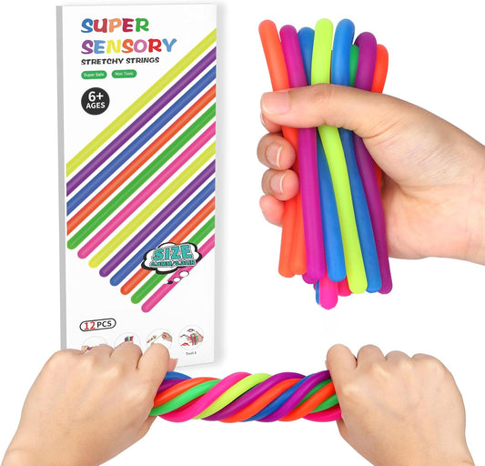 Jomelly Sensory Stretchy Strings - Fidget Fun for Stress Relief!