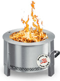 Breeo Smokeless Fire Pit Y Series 21 in - Portable, Low-Smoke Firepit