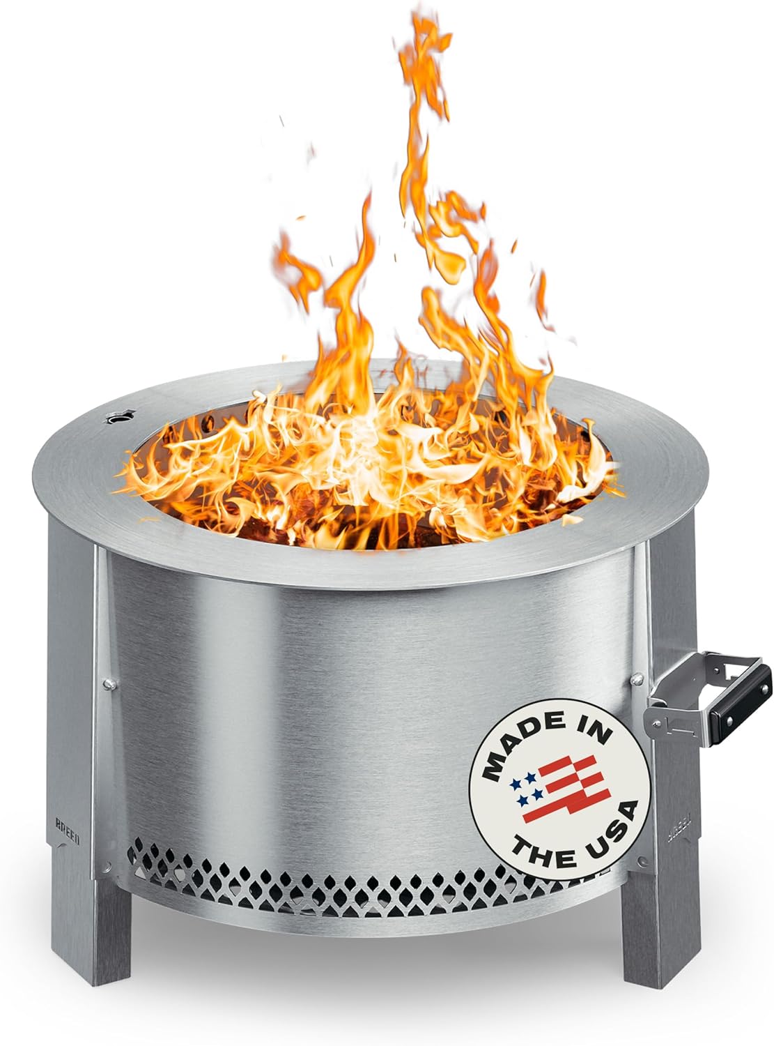 Breeo Y Series Smokeless Fire Pit - Portable 21 Inch Design