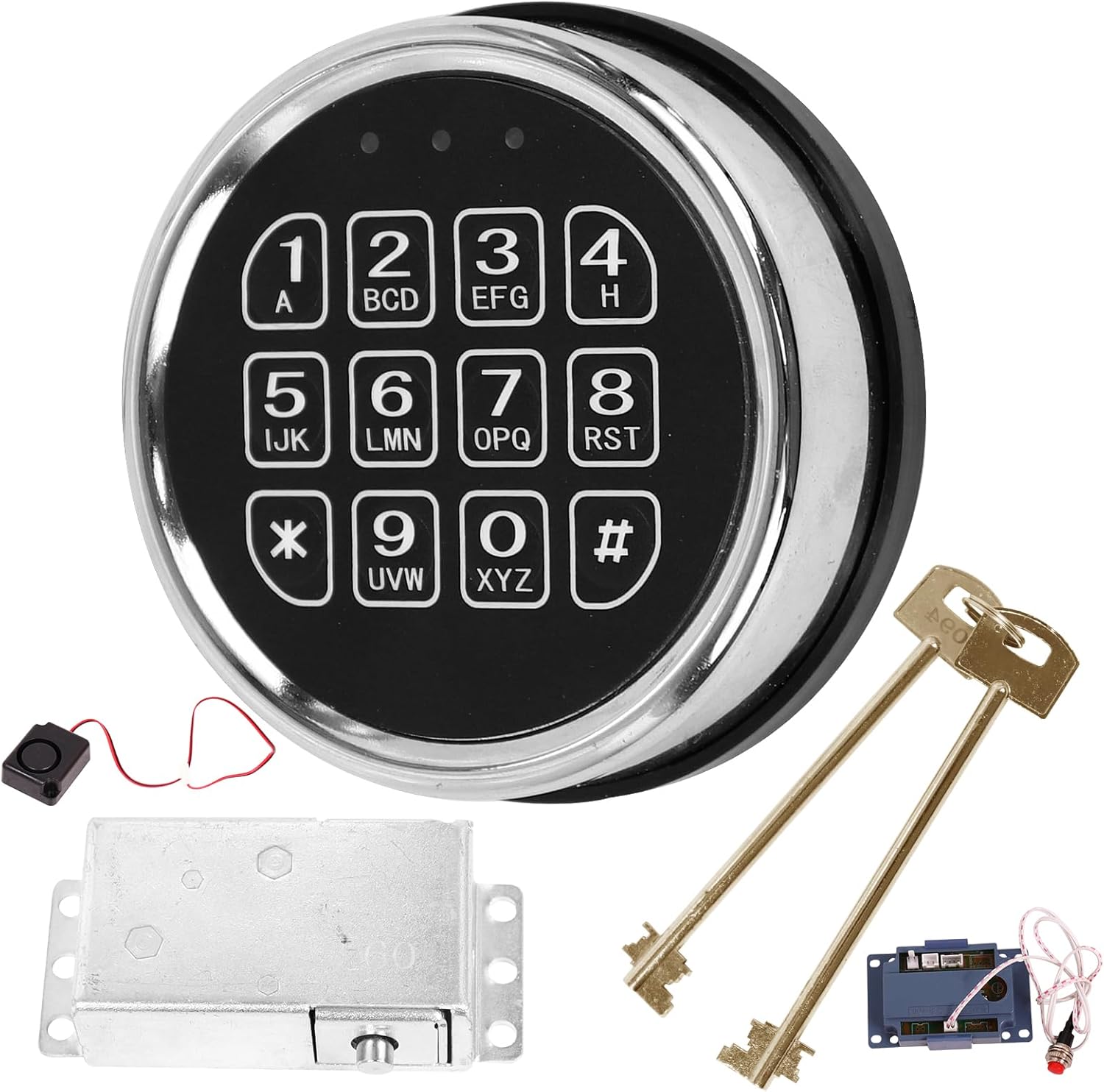 Gun Safe Lock with Solenoid for Enhanced Security and Durability