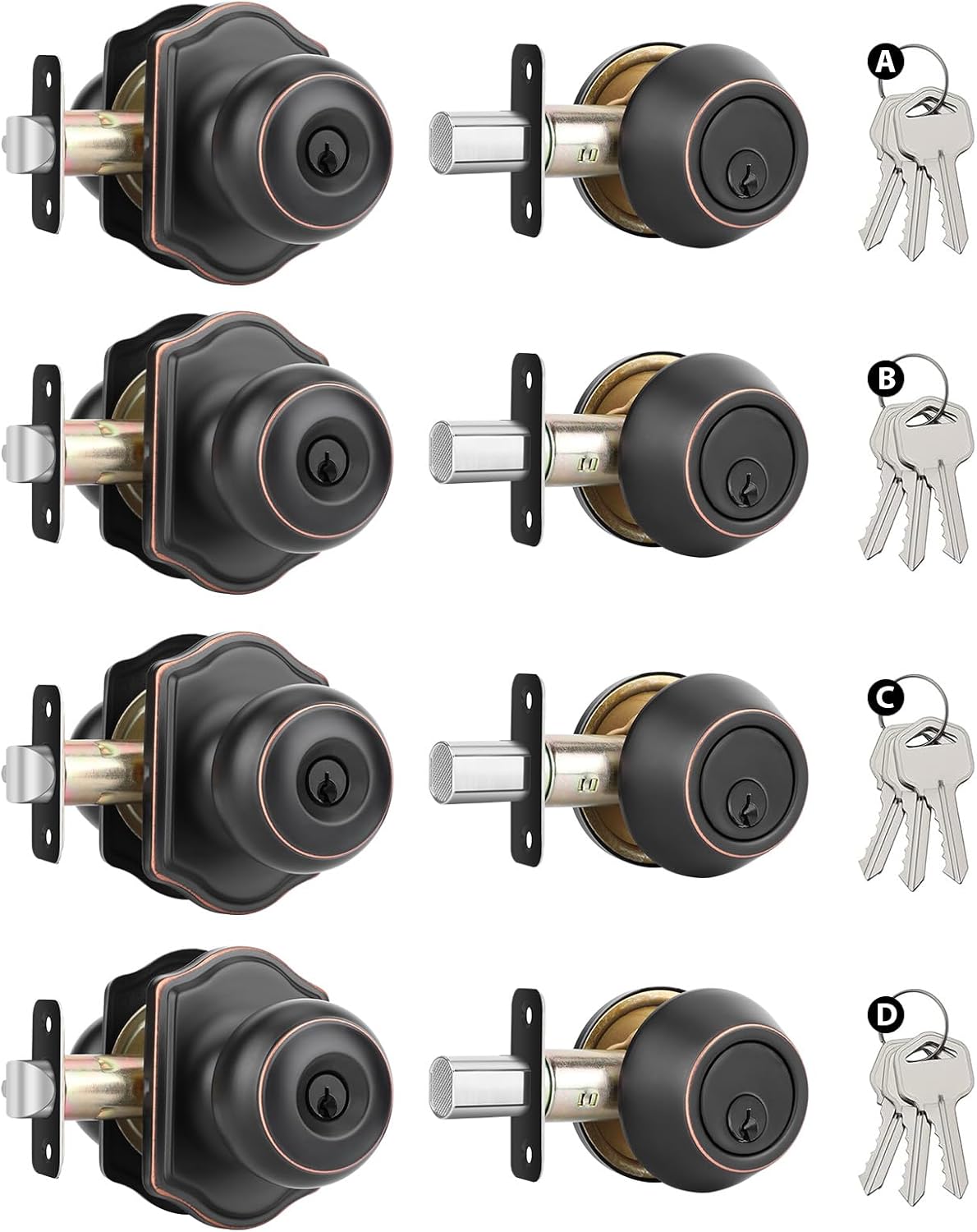 Goldenwarm Oil Rubbed Bronze Door Knob and Deadbolt Set Review