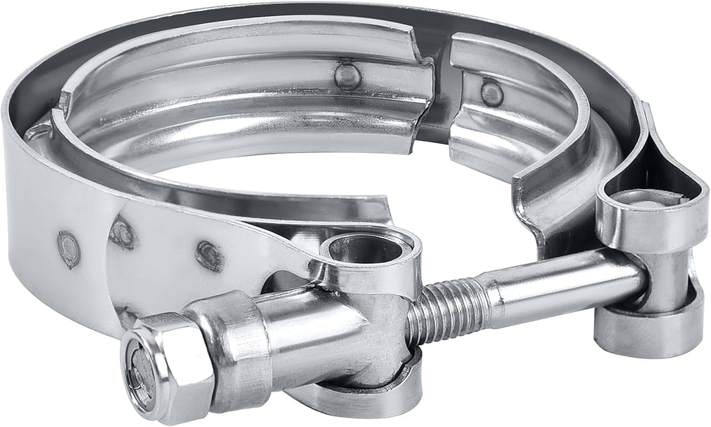 EVIL ENERGY V Band Clamp for Flange Kit - Stainless Steel Quality