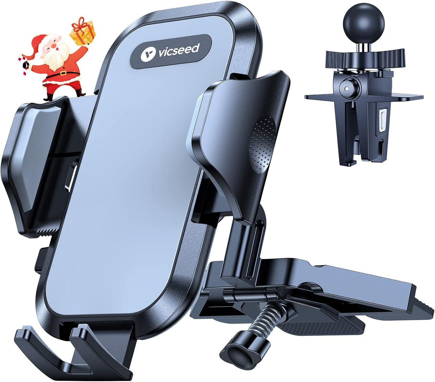 VICSEED Military-Grade Car Phone Holder - Secure Fit, All Phones