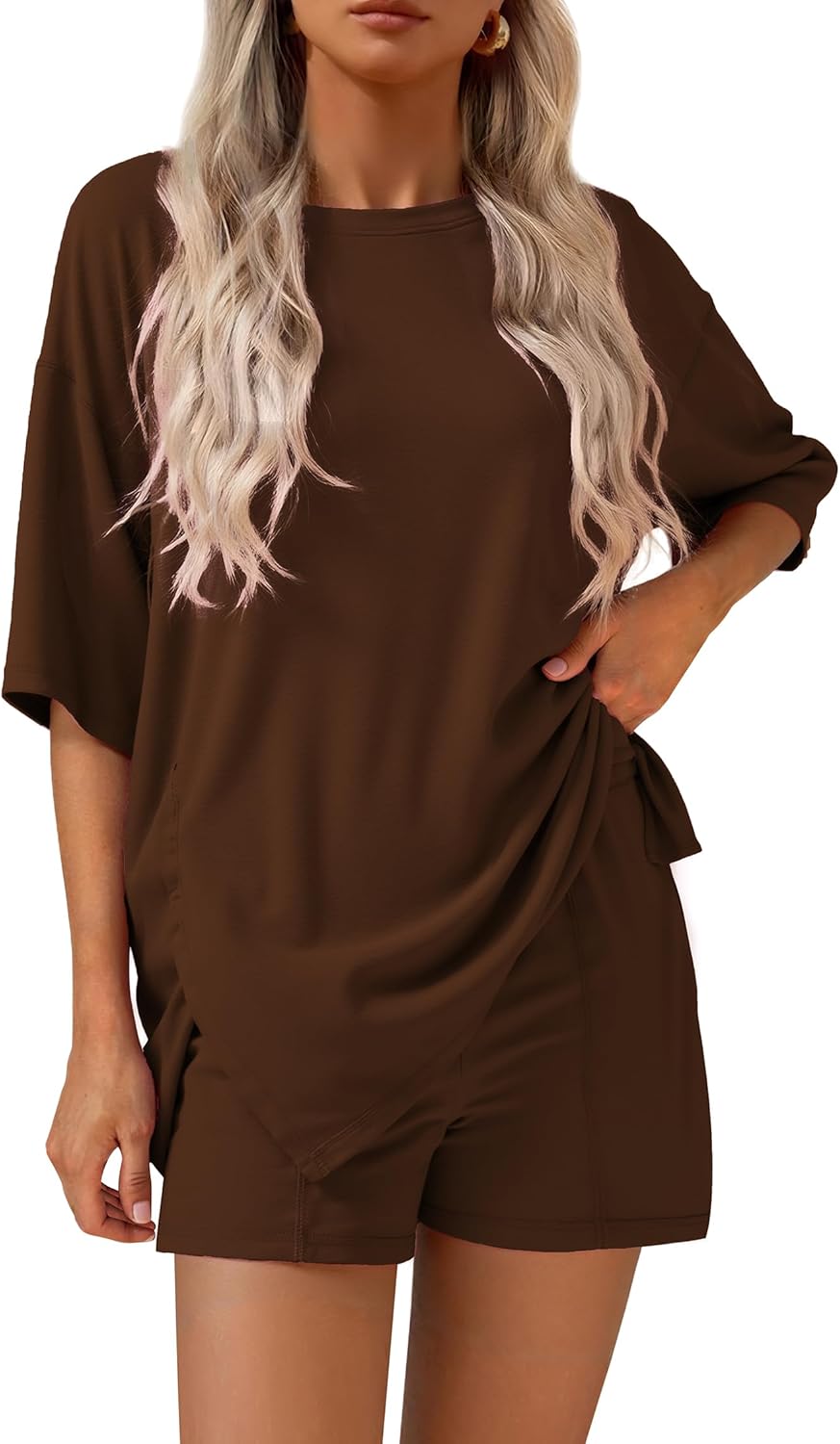 KIRUNDO 2 Piece Sets for Women Summer Lounge and Travel Outfits
