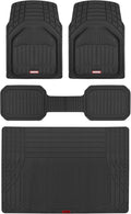 Motor Trend FlexTough Defender Floor Mats & TrunkShield Trunk Mat Set