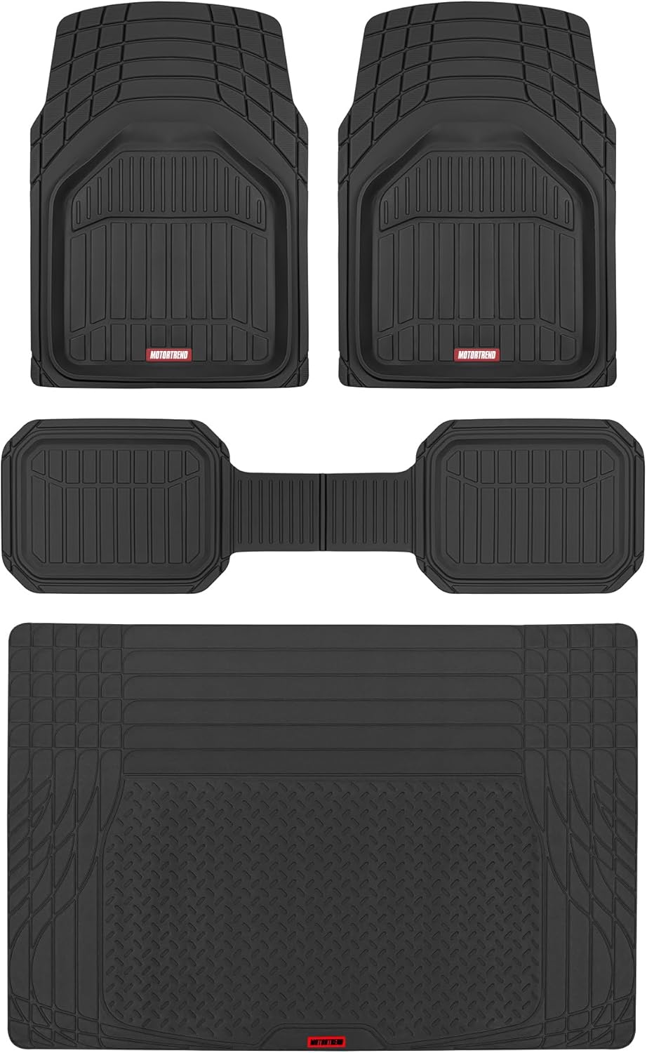 Motor Trend FlexTough Defender Floor Mats for All Weather Use