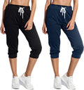 SPECIALMAGIC Women's Sweatpants Capri Jogger - Comfortable Cropped Fit