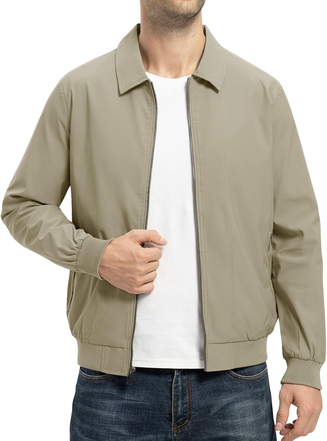 TBMPOY Mens Lightweight Jackets for Stylish Casual Wear
