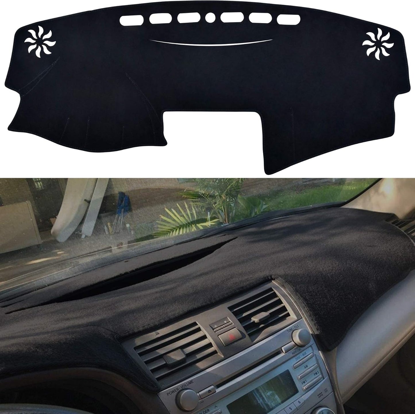 SPEEDWOW Dashboard Cover Mat for 2007-2011 Toyota Camry