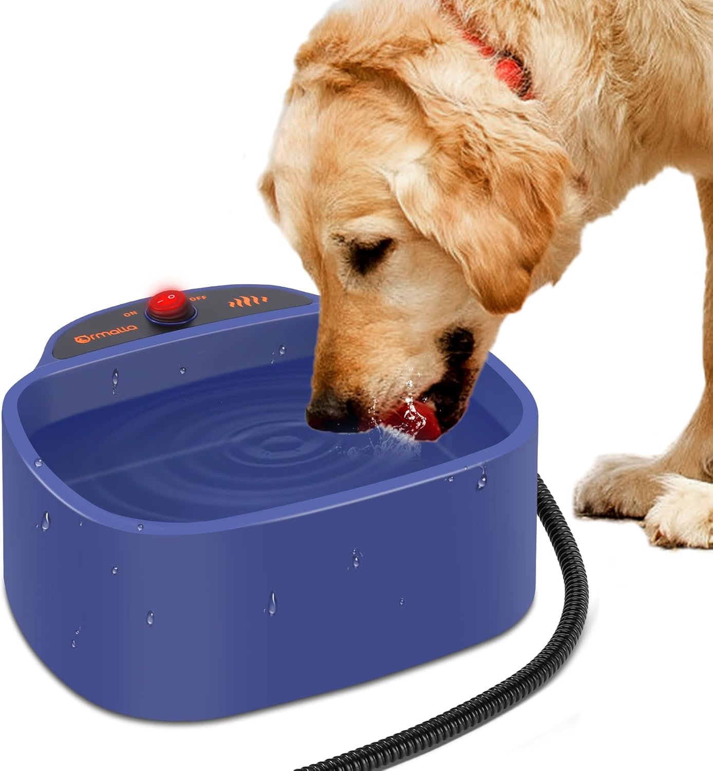 Ormallla Heated Pet Bowl - 96oz Outdoor Warmth