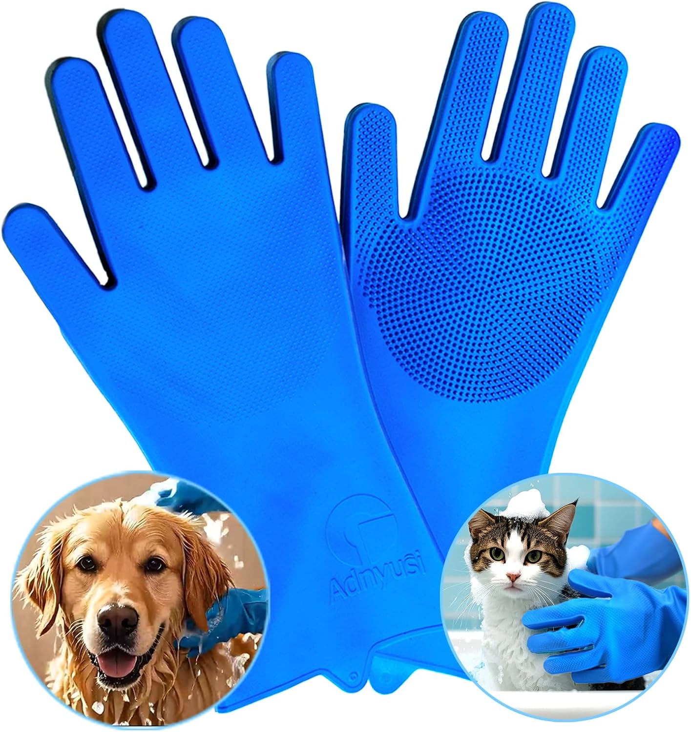Adnyusi Heat-Resistant Grooming Gloves