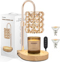 Candle Warmer Lamp with Timer and Dimmer - Safe Flame-Free Candle Heat